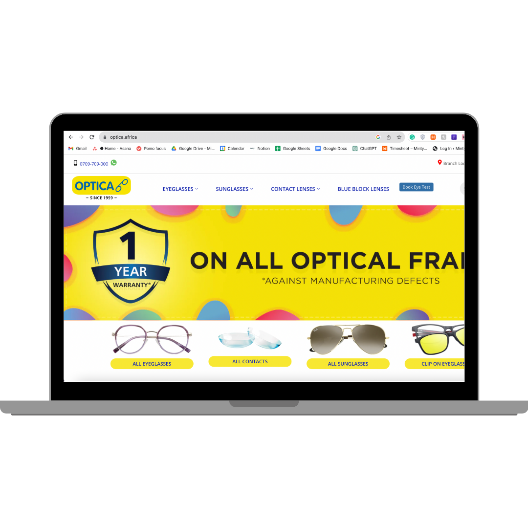 Optica: Sky rocketing traffic for East Africa’s biggest opticians