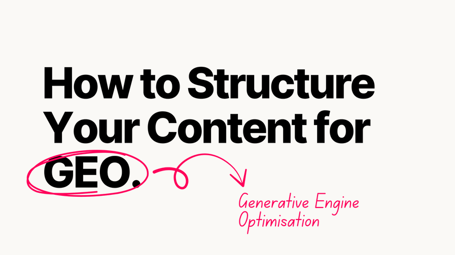 How to Structure Your Content for GEO — Minty Digital