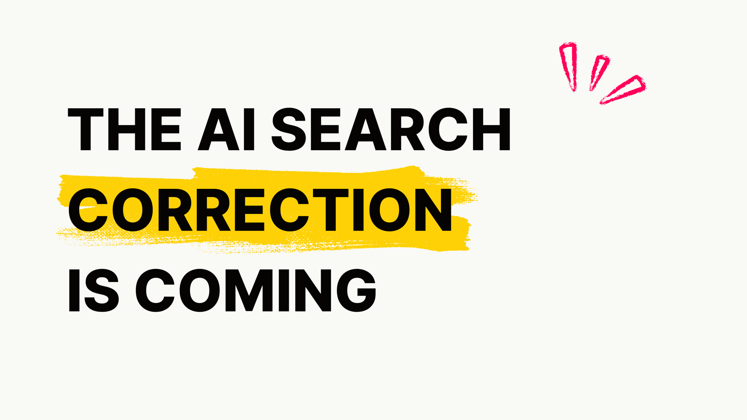AI Search Correction